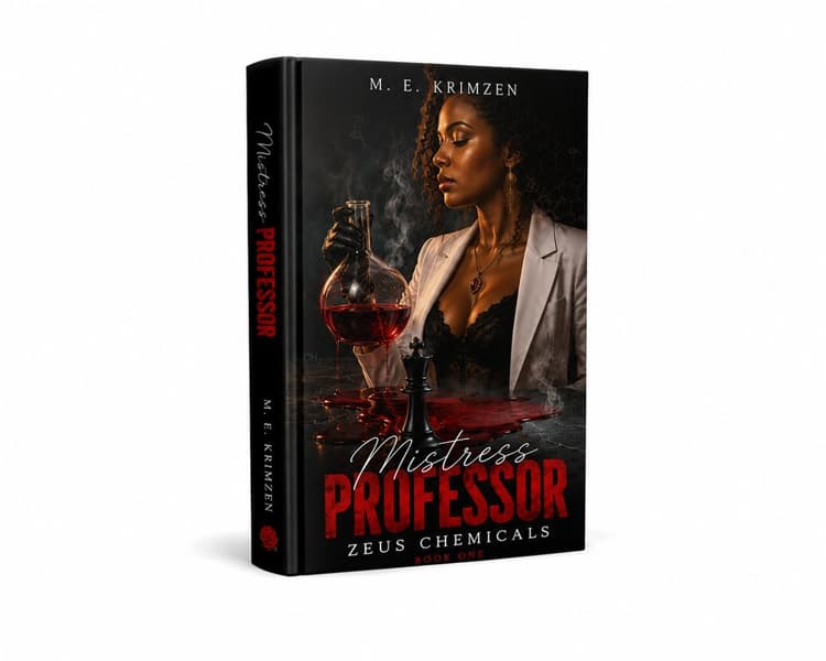 Hardcover edition mockup of Mistress Professor